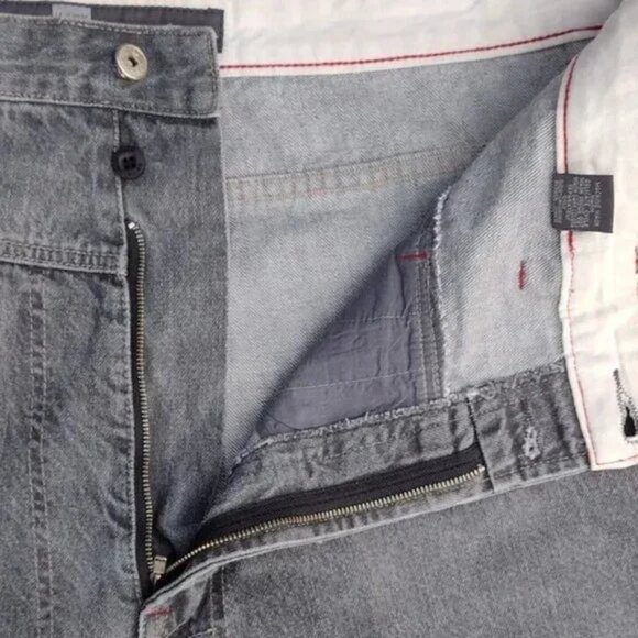 Vintage Marithe Francois Girbaud 90s Gray Jeans Knife Pocket Y2K Grunge 42x27 - Picture 8 of 11